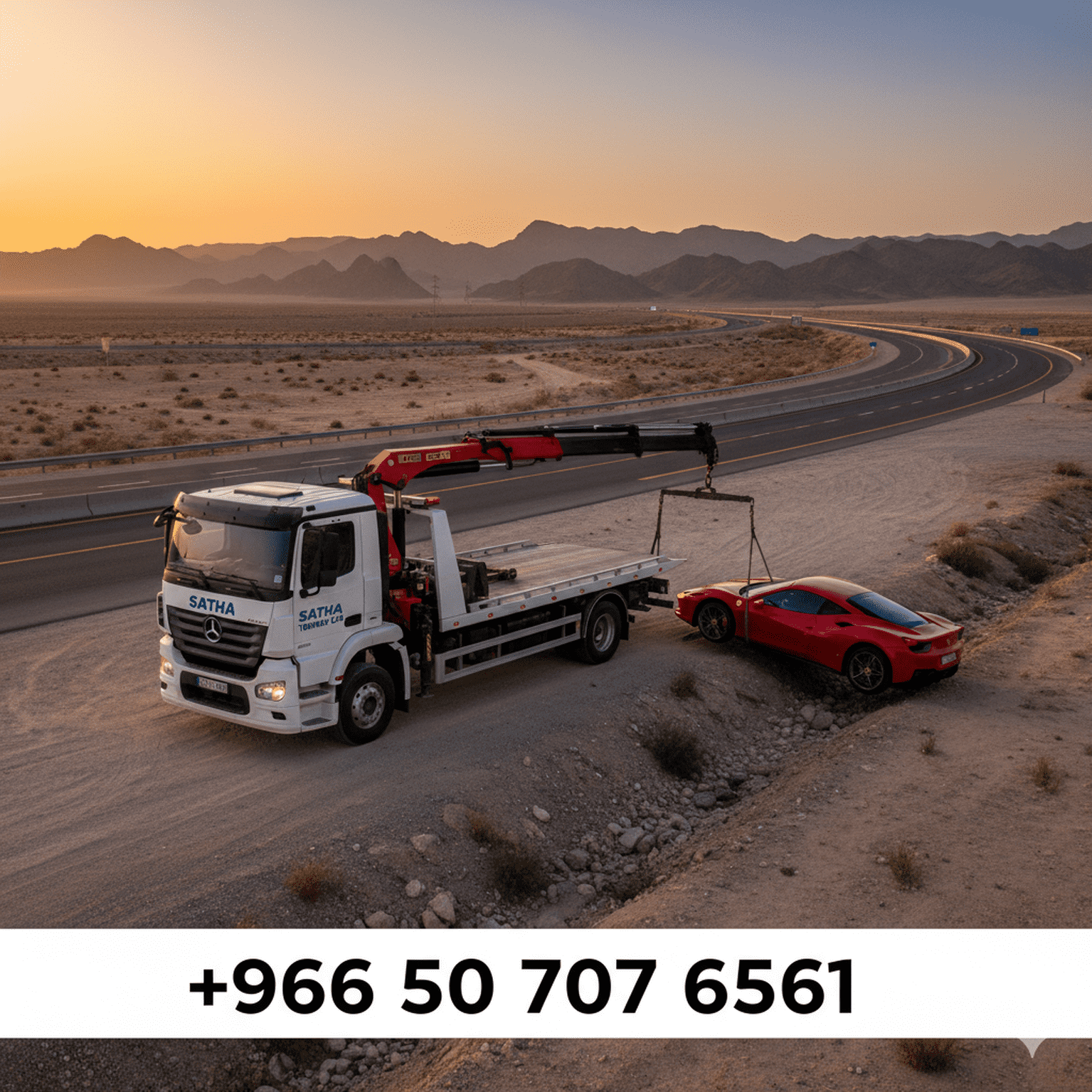 Professional towing team